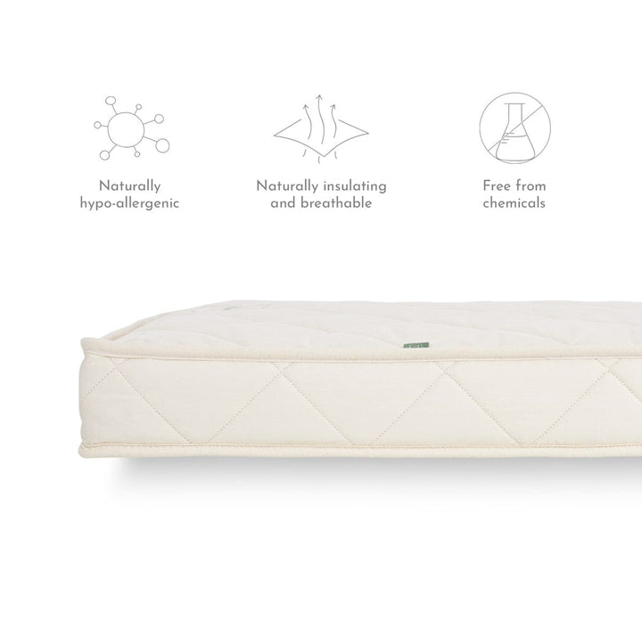 The Little Green Sheep Mattresses Little Green Sheep Natural Twist Cot Mattress to fit Boori / Stokke Home Cot / Pottery Barn Kids - 70x132cm