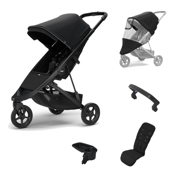 Thule Pushchairs Thule Spring Complete Bundle - Black/Black