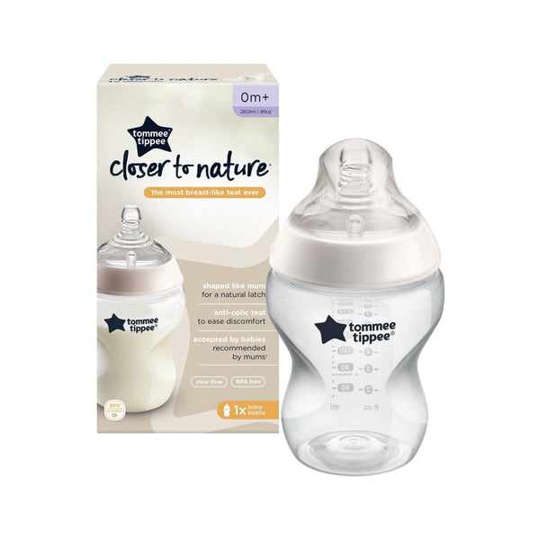 Tommee Tippee Baby Bottles Tommee Tippee Closer to Nature Bottles 260ml