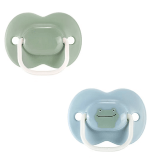 Tommee Tippee Pacifier Tommee Tippee Anytime Soother 6-18m (x2) - Green/Blue Frog