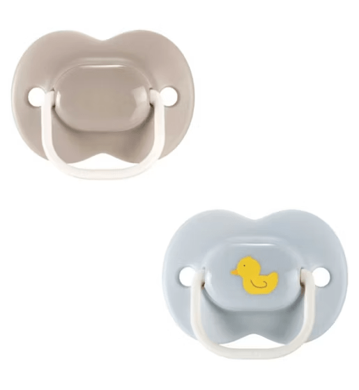 Tommee Tippee Pacifier Tommee Tippee Anytime Soother 6-18m (x2) - Grey/Blue Duck