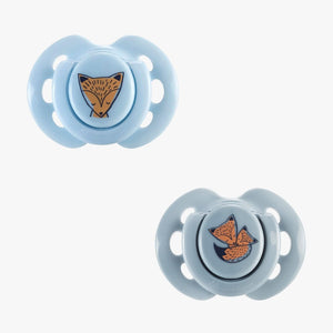 Tommee Tippee Pacifier Tommee Tippee Fun Soother 0-6m (x2) - Blue/Navy