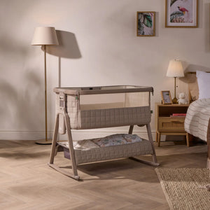 Tutti Bambini Bedside Crib Tutti Bambini Cozee Sense Bedside Crib - Soft Walnut / Cocoa