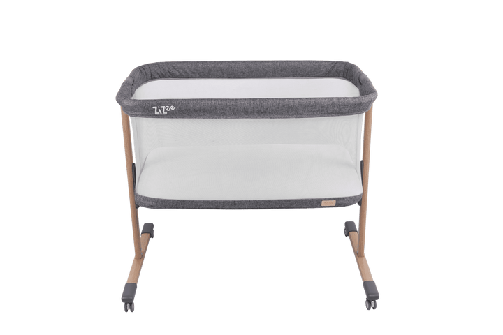 Tutti Bambini Bedside Crib Tutti Bambini ZiZee Essential Crib - Oak/Charcoal