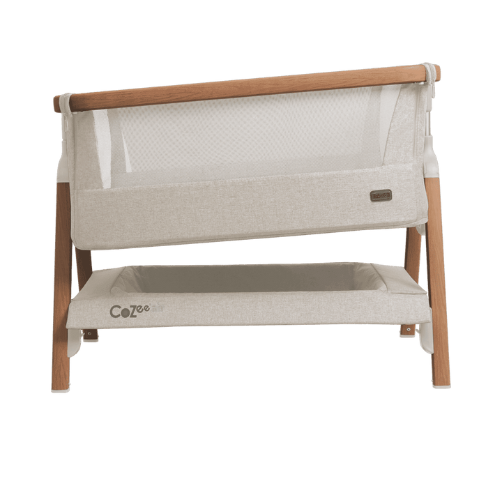 Tutti Bambini Bedside Cribs Tutti Bambini CoZee Air Bedside Crib - Scandinavian Walnut/Ecru