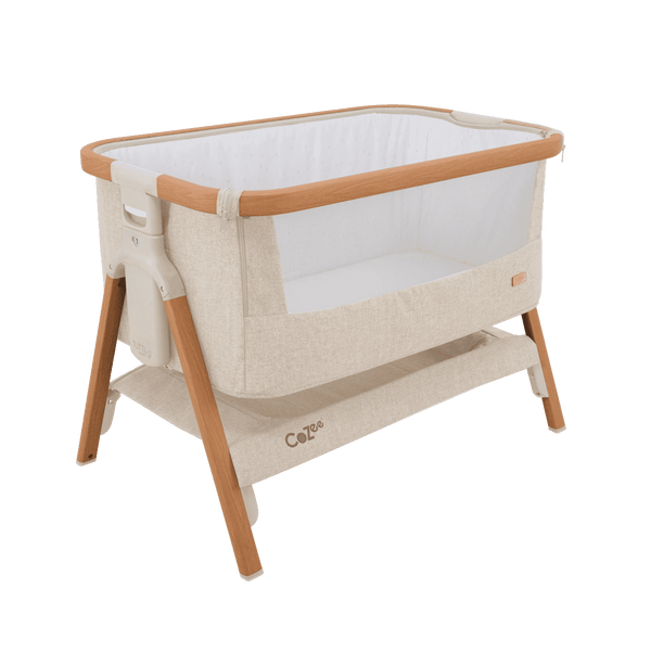 Tutti Bambini Bedside Cribs Tutti Bambini Cozee Bedside Crib - Scandinavian Walnut/Ecru