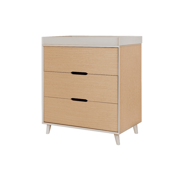 Tutti Bambini Changing Units Tutti Bambini Fika Chest Changer - Light Oak/White Sand