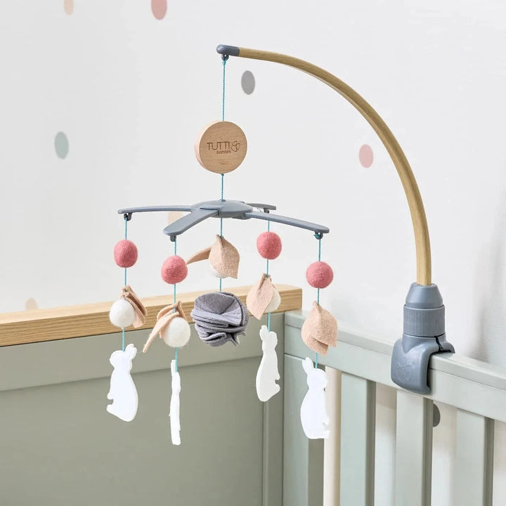 Tutti Bambini Cot Mobiles Tutti Bambini CoZee 2 in 1 Crib/Cot Mobile - Oak/Cocoon