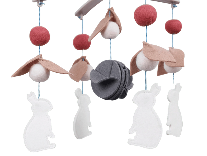 Tutti Bambini Cot Mobiles Tutti Bambini CoZee 2 in 1 Crib/Cot Mobile - Scandinavian Walnut/Cocoon