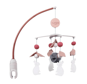 Tutti Bambini Cot Mobiles Tutti Bambini CoZee 2 in 1 Crib/Cot Mobile - Scandinavian Walnut/Cocoon