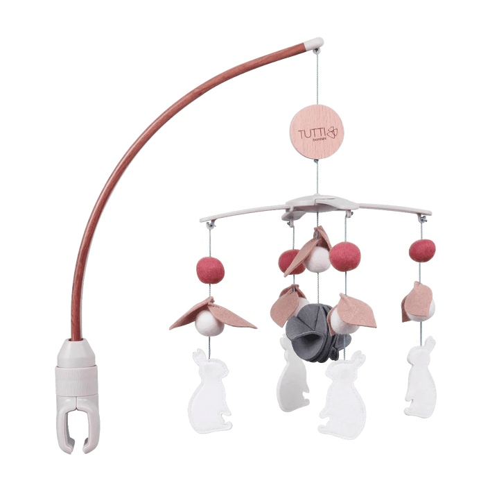 Tutti Bambini Cot Mobiles Tutti Bambini CoZee 2 in 1 Crib/Cot Mobile - Scandinavian Walnut/Cocoon