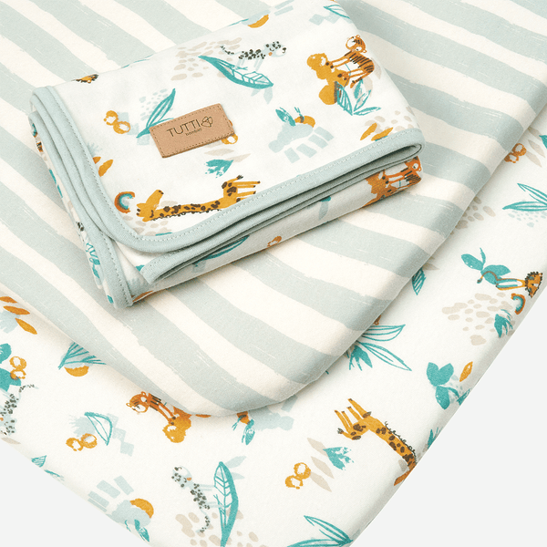 Tutti Bambini Crib Sheets Tutti Bambini CoZee Starter Pack - Run Wild