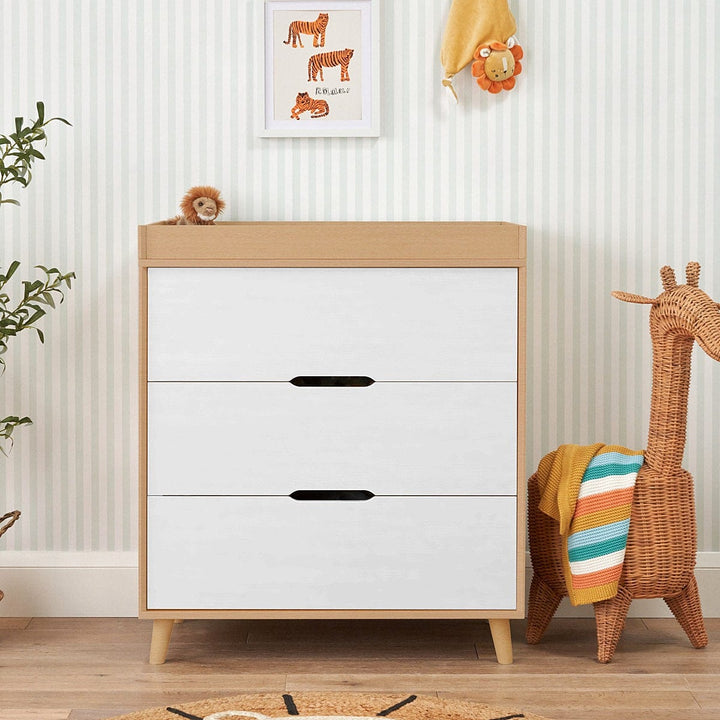 Tutti Bambini Furniture Sets Tutti Bambini Fika Mini 3pc Room Set - White/Light Oak