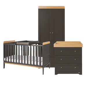 Tutti Bambini Furniture Sets Tutti Bambini Rio 3 Piece Room Set - Honey Oak & Slate Grey