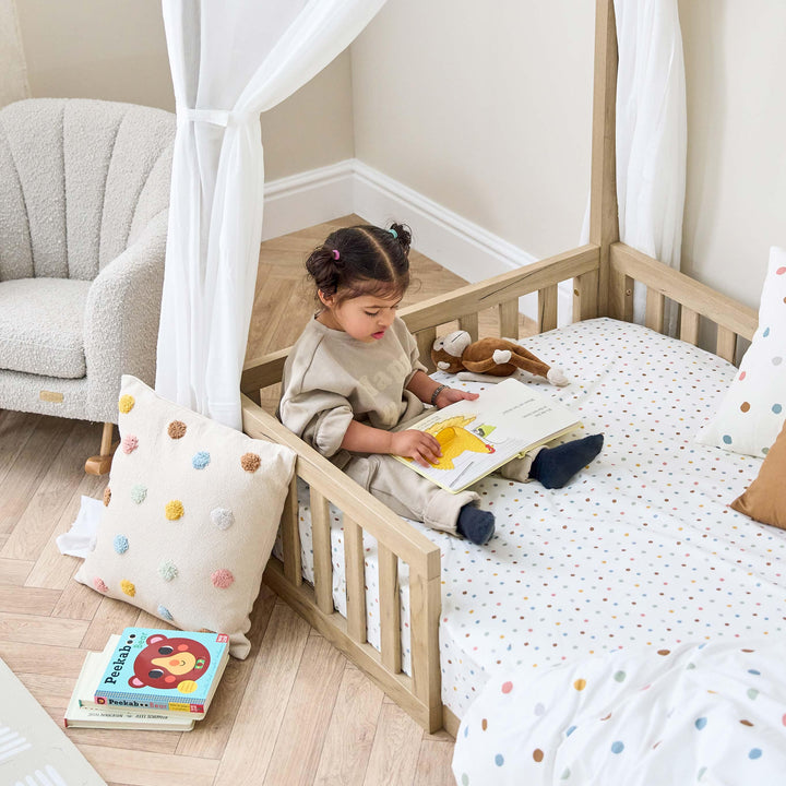 Tutti Bambini Nursery Furniture Tutti Bambini Casa Grande Montessori Toddler Floor Bed (90 x 200cm) - Harvest Oak