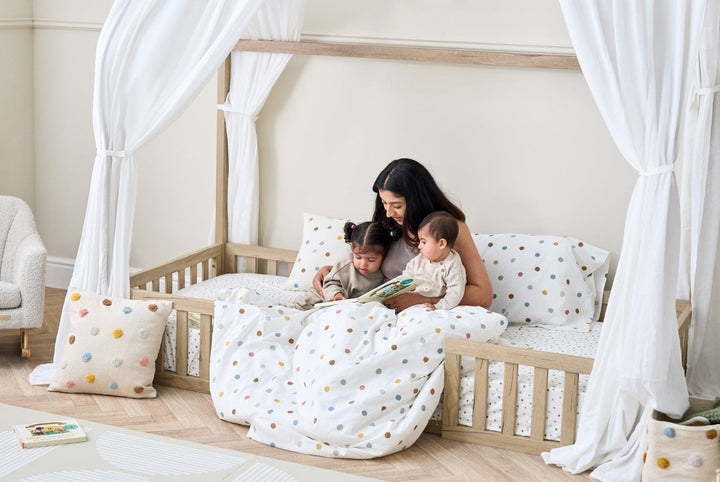 Tutti Bambini Nursery Furniture Tutti Bambini Casa Grande Montessori Toddler Floor Bed (90 x 200cm) - Harvest Oak