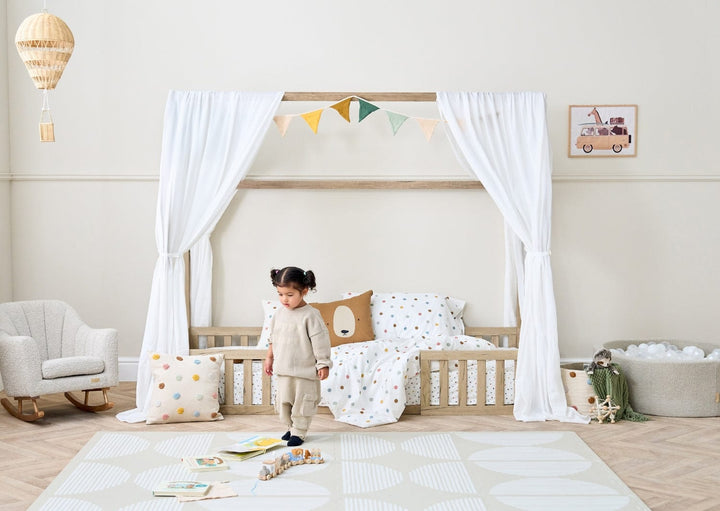 Tutti Bambini Nursery Furniture Tutti Bambini Casa Grande Montessori Toddler Floor Bed (90 x 200cm) - Harvest Oak