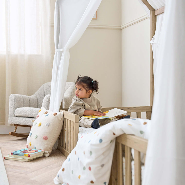 Tutti Bambini Nursery Furniture Tutti Bambini Casa Grande Montessori Toddler Floor Bed (90 x 200cm) - Harvest Oak