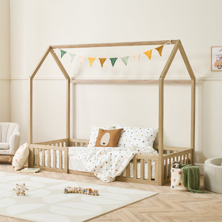 Tutti Bambini Nursery Furniture Tutti Bambini Casa Grande Montessori Toddler Floor Bed (90 x 200cm) - Harvest Oak