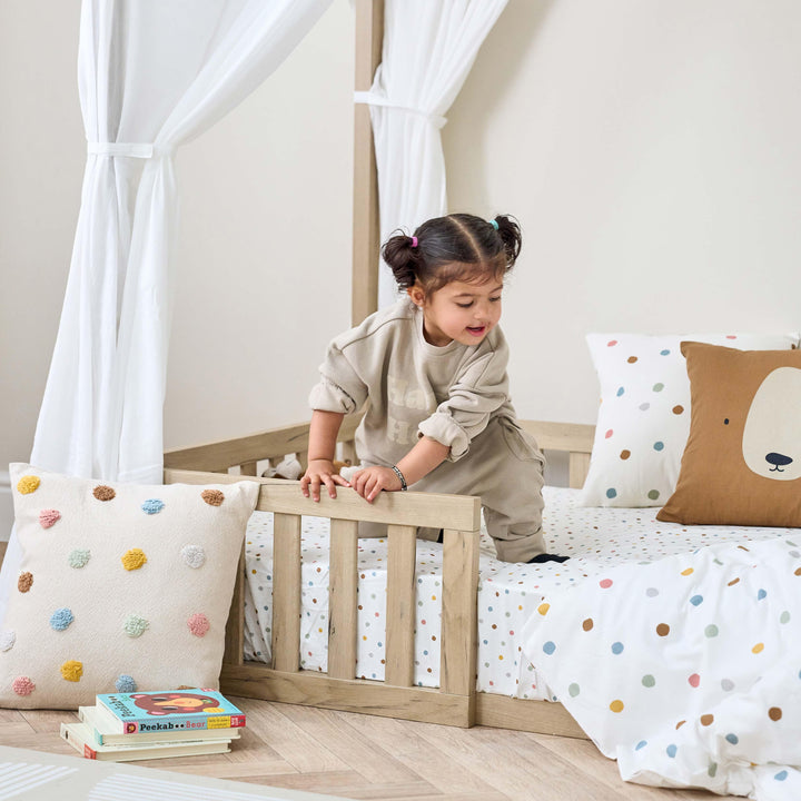 Tutti Bambini Nursery Furniture Tutti Bambini Casa Grande Montessori Toddler Floor Bed (90 x 200cm) - Harvest Oak