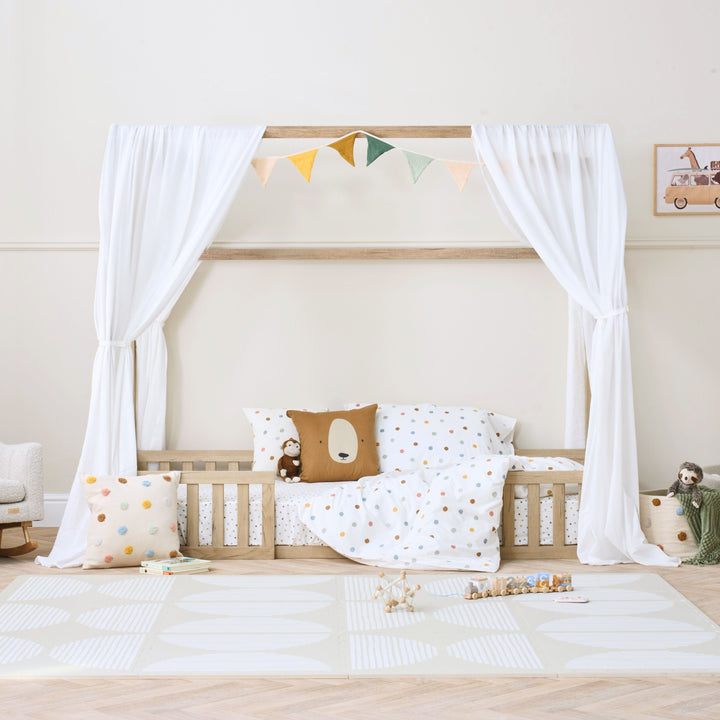 Tutti Bambini Nursery Furniture Tutti Bambini Casa Grande Montessori Toddler Floor Bed (90 x 200cm) - Harvest Oak