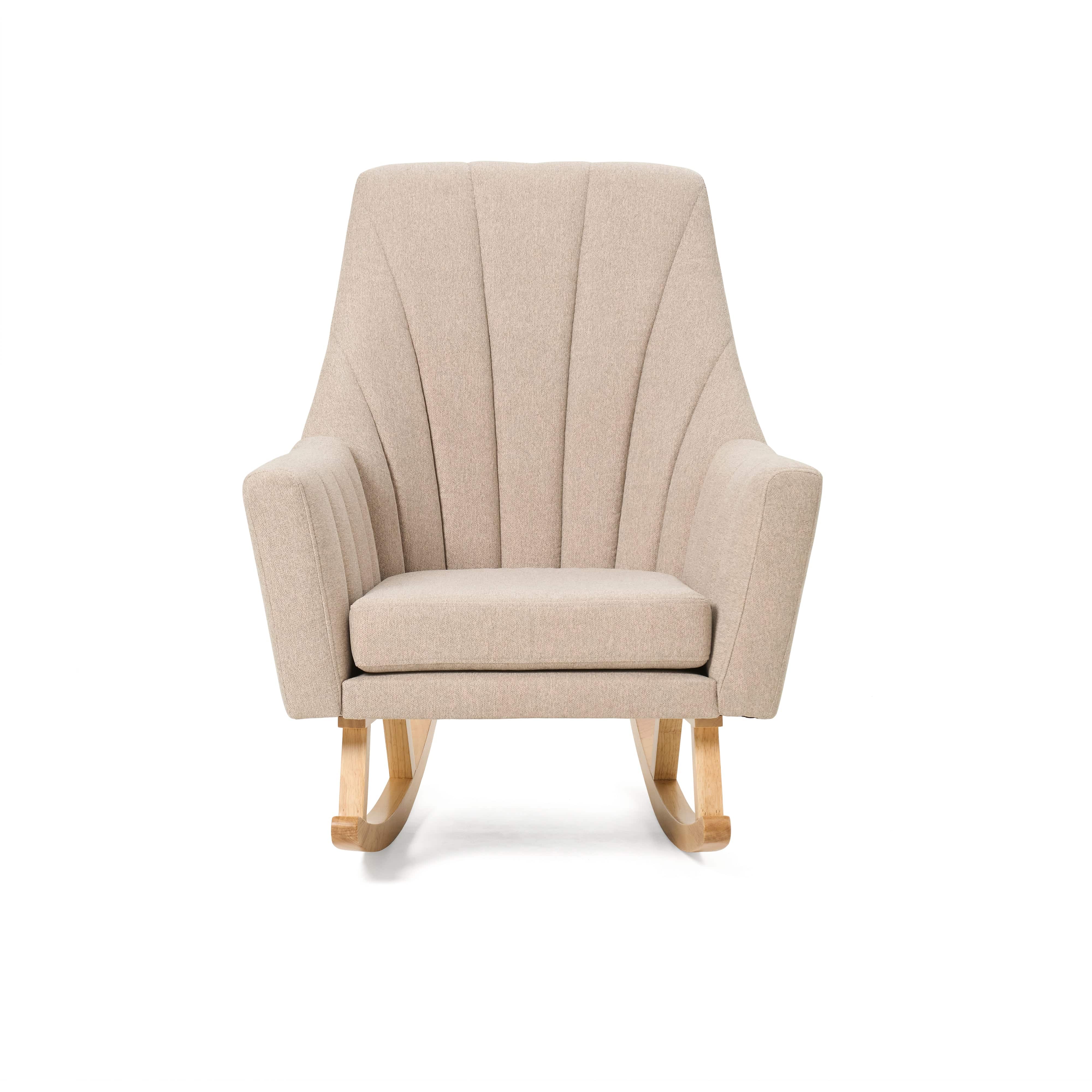 Tutti Bambini Jonah Rocking Chair & Foot Stool Set Stone UK Baby Centre