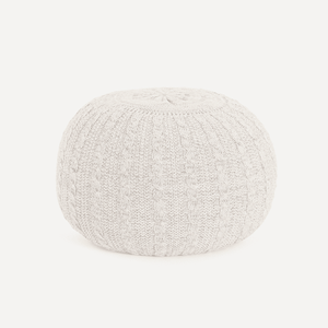 Tutti Bambini Nursing Chairs Tutti Bambini Knitted Pouffe - Fresh Cream