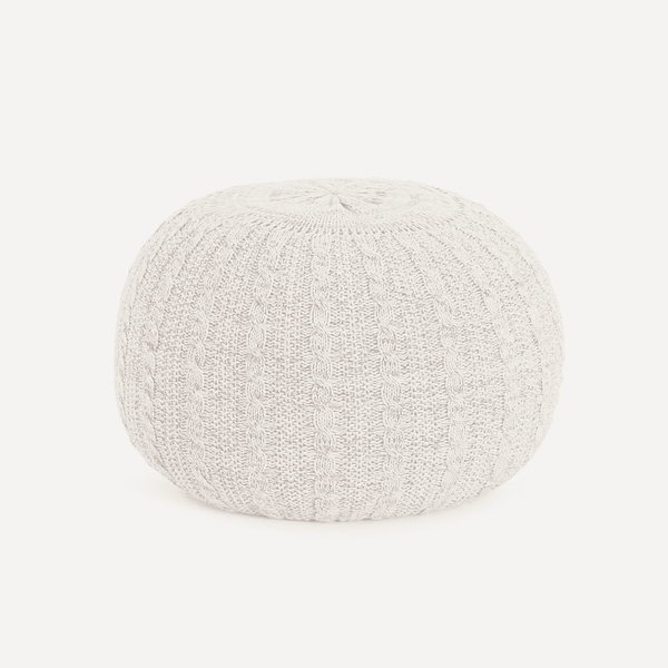 Tutti Bambini Nursing Chairs Tutti Bambini Knitted Pouffe - Fresh Cream