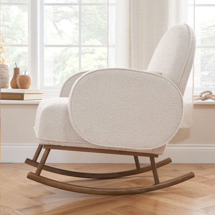 Tutti Bambini Rocking Chair Tutti Bambini Micah Rocking Chair & Footstool - Boucle Fresh Cream