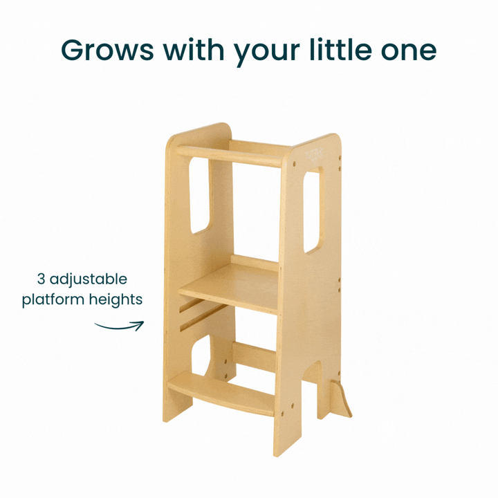 Tutti Bambini Toys Tutti Bambini Helping Hands Montessori Toddler Learning Tower - Natural