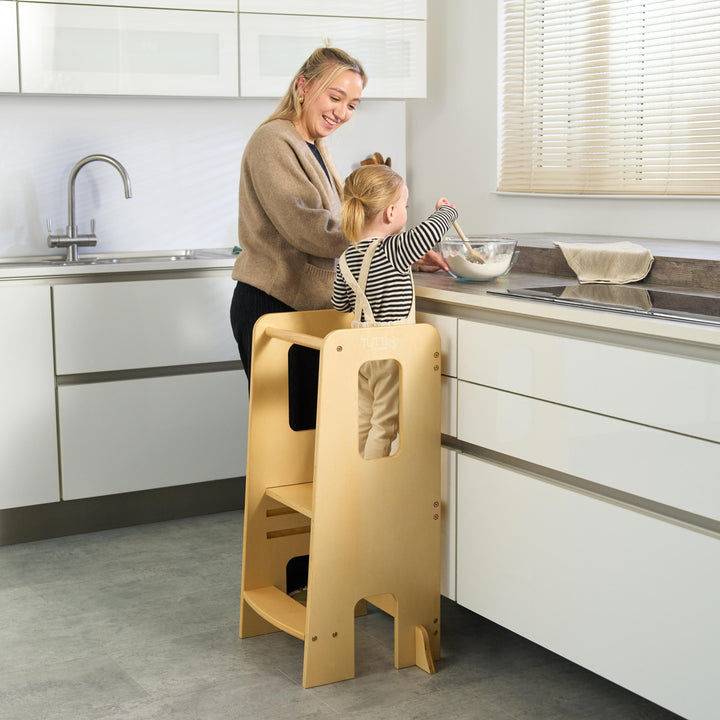 Tutti Bambini Toys Tutti Bambini Helping Hands Montessori Toddler Learning Tower - Natural