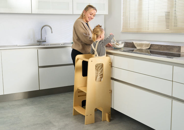 Tutti Bambini Toys Tutti Bambini Helping Hands Montessori Toddler Learning Tower - Natural