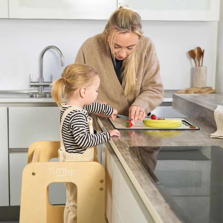 Tutti Bambini Toys Tutti Bambini Helping Hands Montessori Toddler Learning Tower - Natural