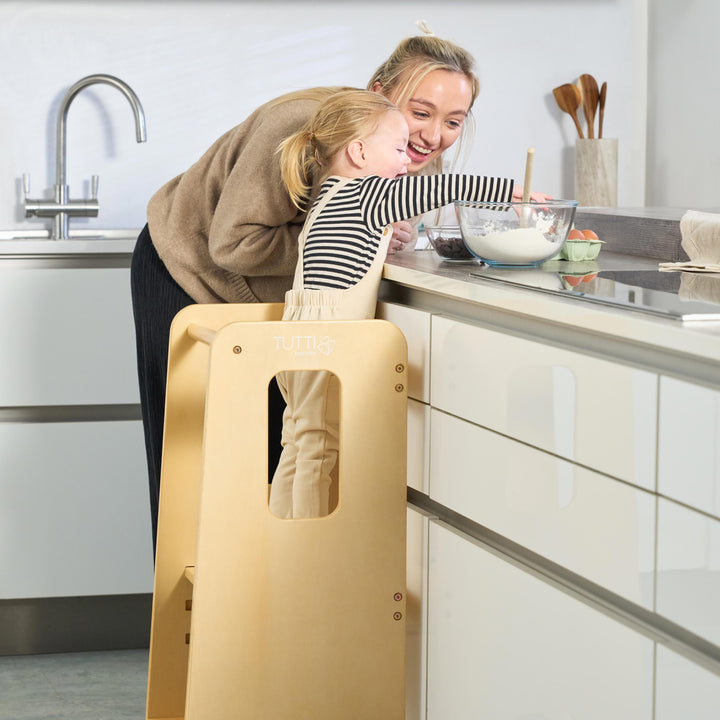 Tutti Bambini Toys Tutti Bambini Helping Hands Montessori Toddler Learning Tower - Natural