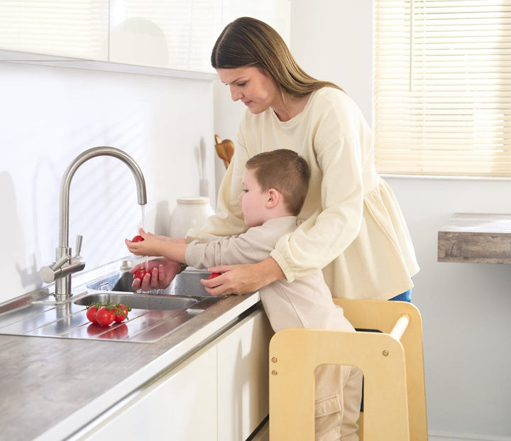 Tutti Bambini Toys Tutti Bambini Helping Hands Montessori Toddler Learning Tower - Natural