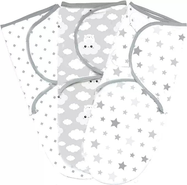 UK Baby Centre Blankets Baby Swaddle Blanket (Pack of 3) 0-3 Months, Newborn