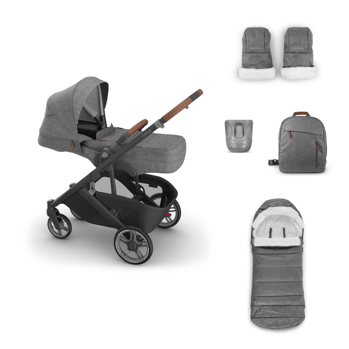 UPPAbaby Pushchairs UPPAbaby CRUZ V3 Stroller with Accessories - Greyson
