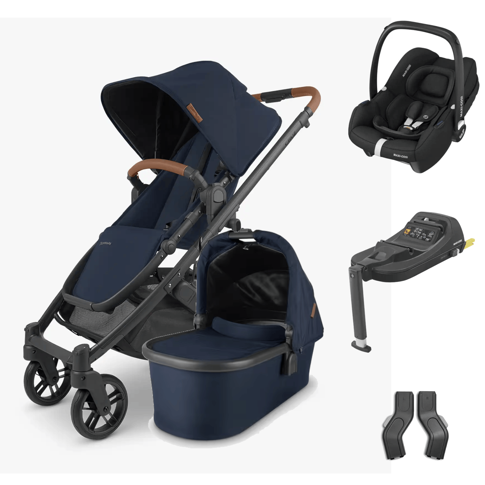 uppababy cruz dimensions cm UPPAbaby Cruz (CabrioFix i-Size) Travel System