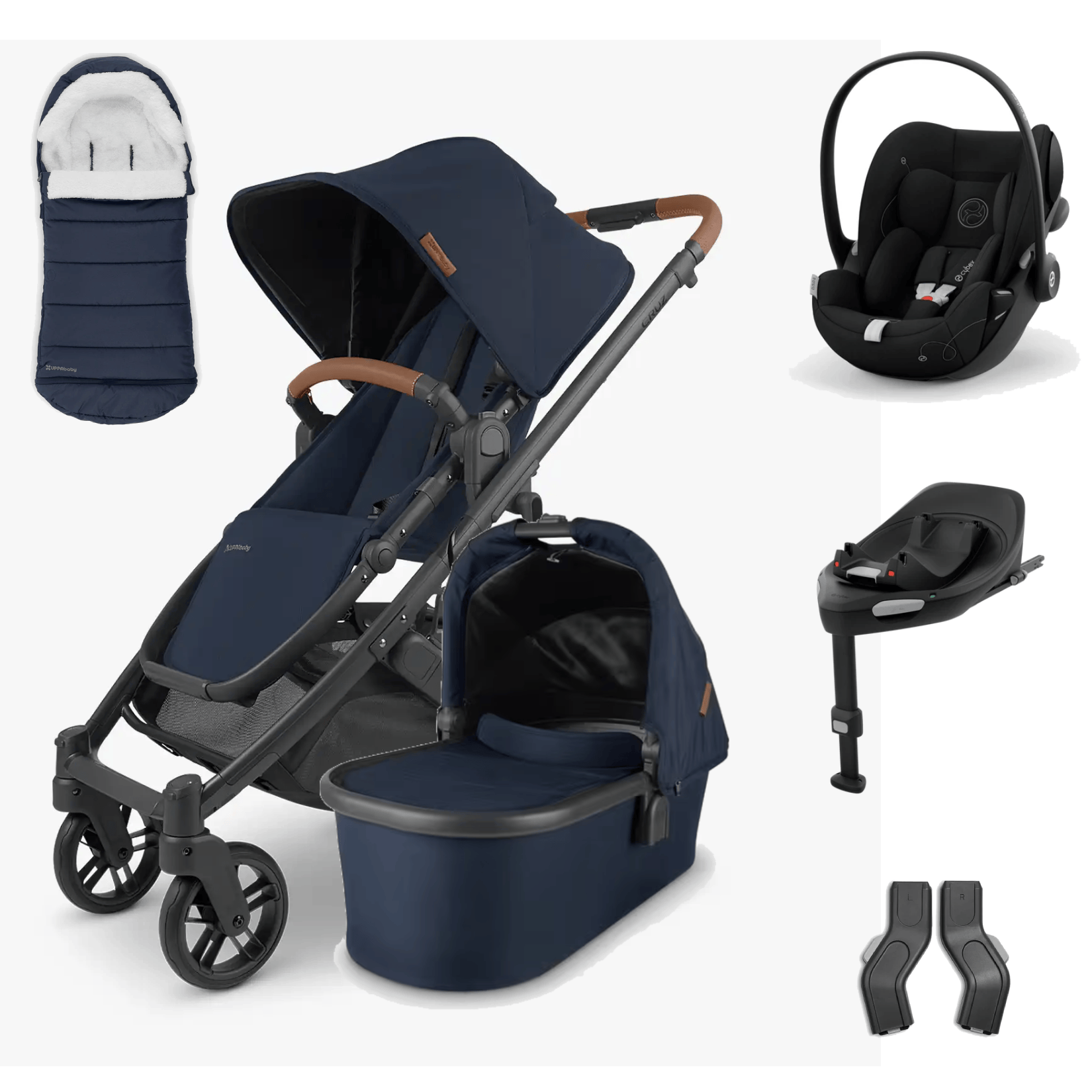 uppababy cruz footmuff UPPAbaby Cruz (Cloud G) Travel System with Footmuff