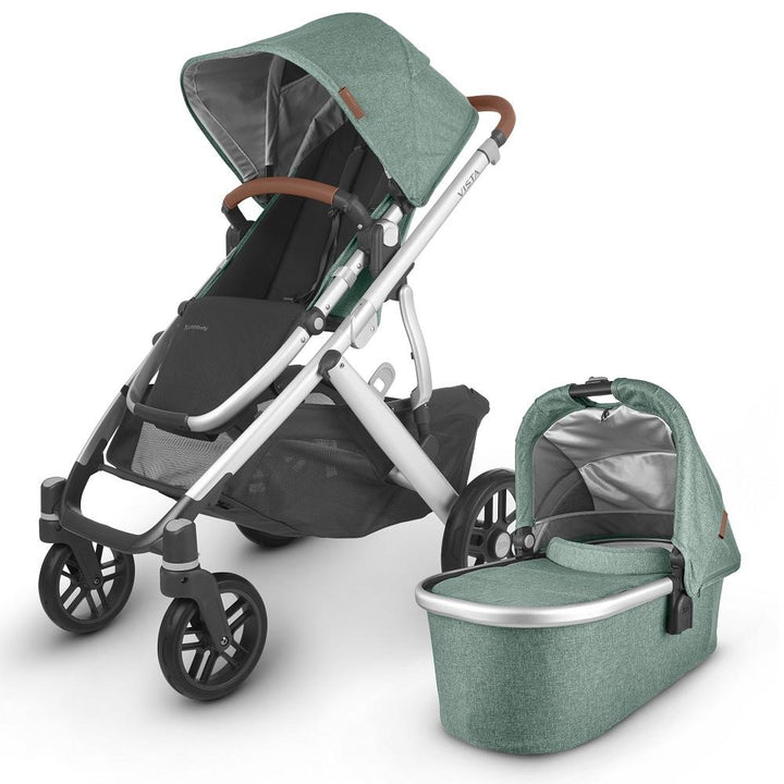 UPPAbaby Travel Systems UPPAbaby Vista V2 with Cloud Z2 Car Seat and Base - Emmett/Deep Black