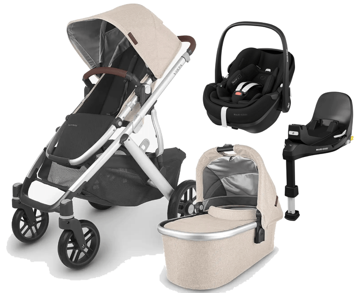 UPPAbaby Travel Systems UPPAbaby Vista V2 with Pebble 360 PRO Car Seat and Base - Declan