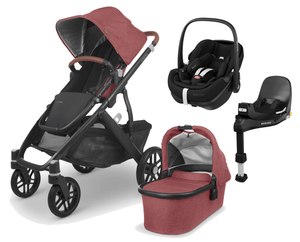 UPPAbaby Travel Systems UPPAbaby Vista V2 with Pebble 360 PRO Car Seat and Base - Lucy