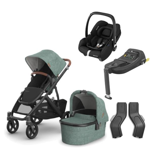 UPPAbaby Travel Systems UPPAbaby Vista V3 Pushchair with Cabriofix & Base - Gwen