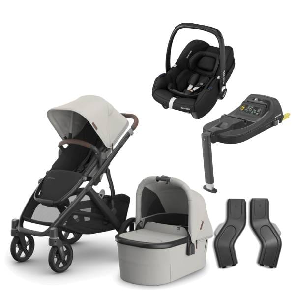 UPPAbaby Travel Systems UPPAbaby Vista V3 Pushchair with Cabriofix & Base - Savannah