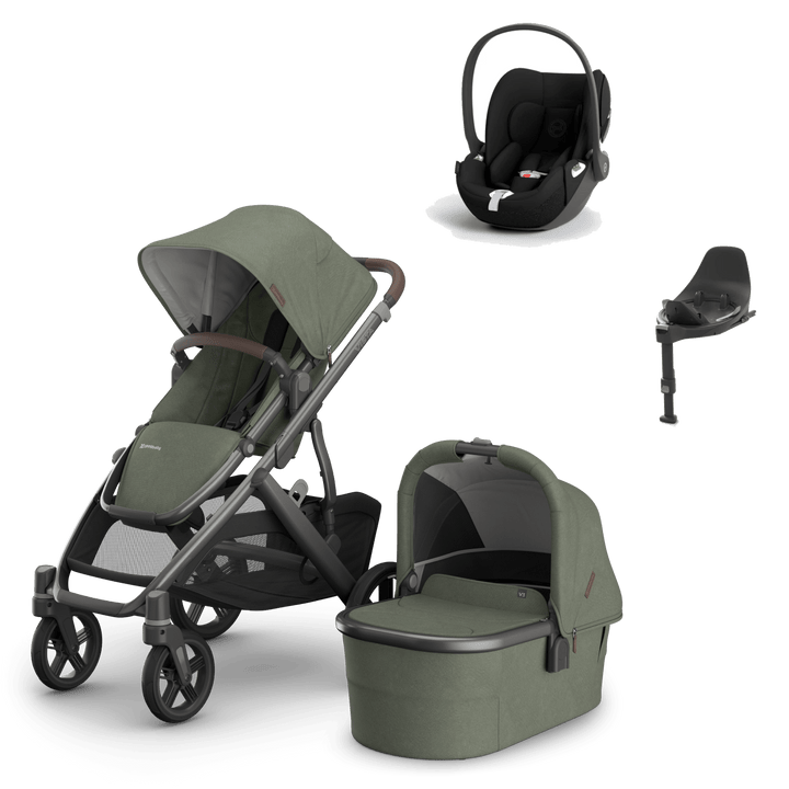 UPPAbaby Travel Systems UPPAbaby Vista V3 Pushchair with Cloud T & Base - Evelyn