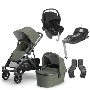 UPPAbaby Travel Systems UPPAbaby Vista V3 Pushchair with Mesa Car Seat & Base - Evelyn