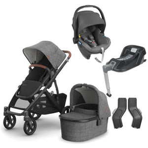 UPPAbaby Travel Systems UPPAbaby Vista V3 Pushchair with Mesa Car Seat & Base - Greyson