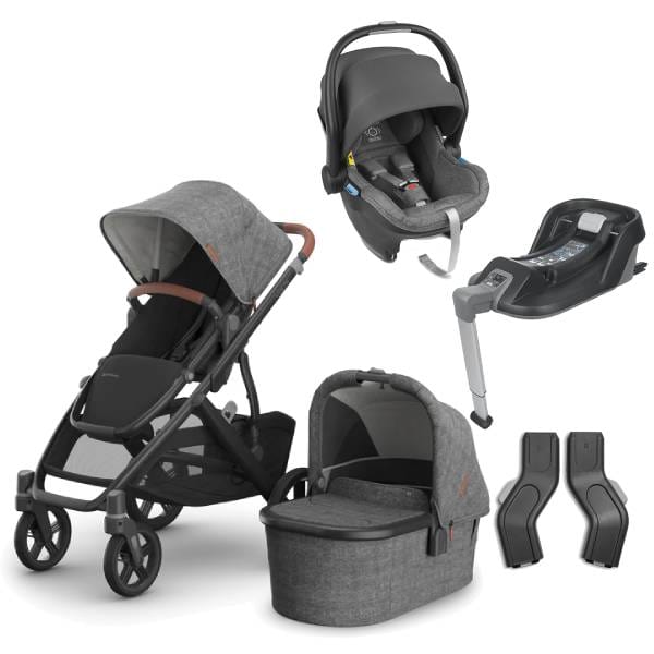 UPPAbaby Travel Systems UPPAbaby Vista V3 Pushchair with Mesa Car Seat & Base - Greyson