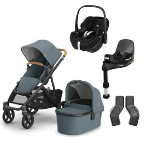 UPPAbaby Travel Systems UPPAbaby Vista V3 Pushchair with Pebble 360 PRO & Base - Dillan