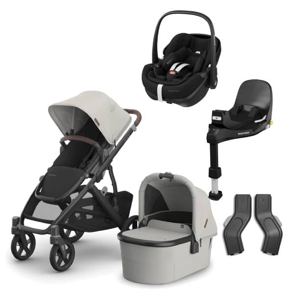 UPPAbaby Travel Systems UPPAbaby Vista V3 Pushchair with Pebble 360 PRO & Base - Savannah